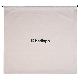 Сумка деловая Berlingo "City Style" натуральная кожа, черный, 1 отделение, молния