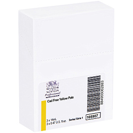 Акварель художественная Winsor&Newton "Professional", 14мл, туба, желтый бледный бескадмиевый