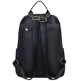 Рюкзак BRAUBERG PODIUM женский, 2 отделения, карман-антивор, нейлон, черный, 35х29х15 см, 270813