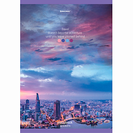 Тетрадь А4, 96 л., BRAUBERG, скоба, клетка, обложка картон, "Journey", 404064 фото Тетрадь А4, 96 л., BRAUBERG, скоба, клетка, обложка картон, "Journey", 404064