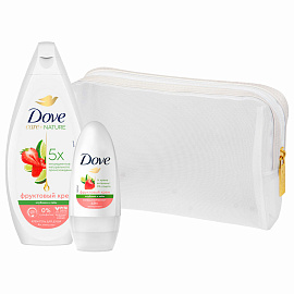 Подарочный набор косметики для женщин Dove Фруктовый крем