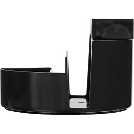 Подставка-органайзер для канцелярских принадлежностей Attache Профи 7 отделений черная 9x13x13 см