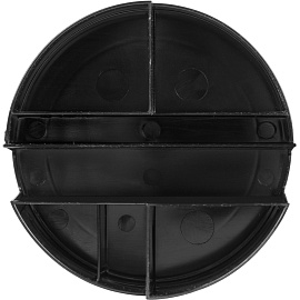 Подставка-органайзер для канцелярских принадлежностей Attache Профи 7 отделений черная 9x13x13 см