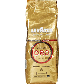 Кофе в зернах Lavazza Qualita Oro арабика 100% 250 г (пакет)