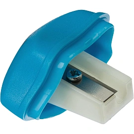 Точилка для карандашей Attache Selection пластиковая с контейнером голубая (1 отверстие)