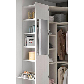 Зеркало на шкаф ЛДСП Комус Мебель К-1И (300х700 мм)