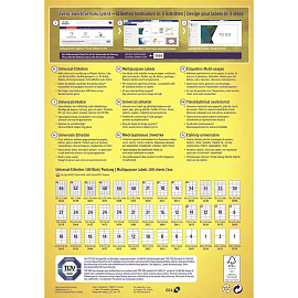 Этикетки самоклеящиеся Avery Zweckform (3478) А4 210х297 мм 1 штука на листе белые (100 листов в упаковке) фото Этикетки самоклеящиеся Avery Zweckform (3478) А4 210х297 мм 1 штука на листе белые (100 листов в упаковке)
