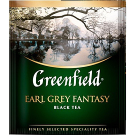 Чай черный Greenfield Earl Grey Fantasy 100 пакетиков (бергамот) фото Чай черный Greenfield Earl Grey Fantasy 100 пакетиков (бергамот)