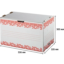 Короб архивный Т22/Т24 Attache Selection 536х335х303 мм из гофрокартона