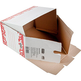 Короб архивный гофрокартон Attache Selection с вырубкой 251х202х355 мм белый до 2000 листов