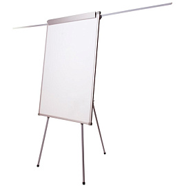 Флипчарт магнитно-маркерный 70х100 см на треноге с выдвижной планкой Attache