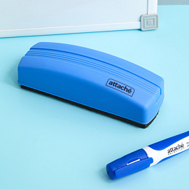 Губка-стиратель для магнитно-маркерных досок Attache магнитная (160x55x45 мм)