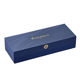 Ручка перьевая Waterman Hemisphere GT цвет чернил синий цвет корпуса серебристый (артикул производителя S0920310)