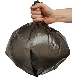 Мешки для мусора Концепция быта 20 л черные (ПНД 10 мкм, 30 штук)