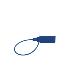 Пломба пластиковая номерная 235 мм синяя (1000 штук в упаковке)