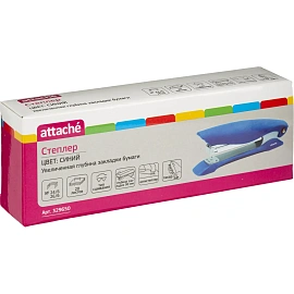 Степлер Attache до 20 листов синий (скобы № 24/6, 26/6, с антистеплером)