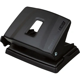 Дырокол Maped Essentials Metal до 20 листов черный с линейкой (402411)