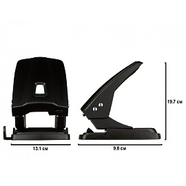 Дырокол Maped Essentials Metal до 70 листов черный (406411)