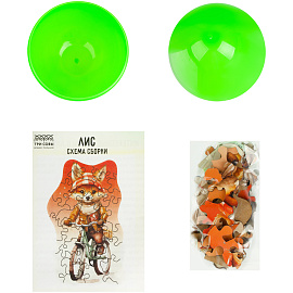 Деревянный пазл в яйце ТРИ СОВЫ "Лис