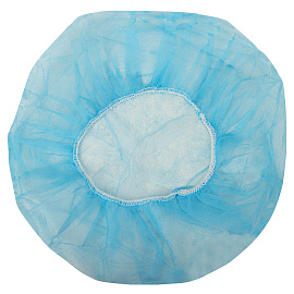 Шапочка-берет голубая, КОМПЛЕКТ 100 шт., спанбонд 14 г/м2, KLEVER фото Шапочка-берет голубая, КОМПЛЕКТ 100 шт., спанбонд 14 г/м2, KLEVER