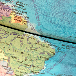 Глобус политический GLOBEN "Классик", 21 см, с подсветкой, К012100010