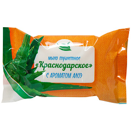 Мыло туалетное 100 г КРАСНОДАРСКОЕ (Меридиан), "Алоэ", МИНПРОМТОРГ