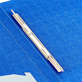 Скоросшиватель пластиковый с пружинным механизмом Attache А4 до 150 листов синий (толщина обложки 0.7 мм)