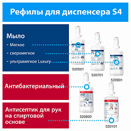 Дозатор для жидкого мыла сенсорный Торк (Tork) S4 пластик 1 л