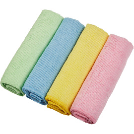 Салфетки хозяйственные повышенной впитываемости Paclan микрофибра 30x30 см 240 г/кв.м (4 штуки в упаковке)