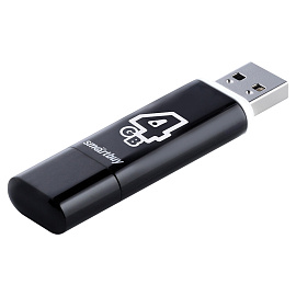 Флеш-память USB 2.0 4 ГБ Smartbuy Glossy (SB4GBGS-K)