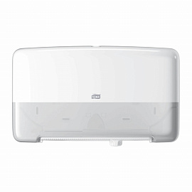 Диспенсер для туалетной бумаги в мини-рулонах Торк (Tork) Elevation Т2 555500 пластиковый белый фото Диспенсер для туалетной бумаги в мини-рулонах Торк (Tork) Elevation Т2 555500 пластиковый белый