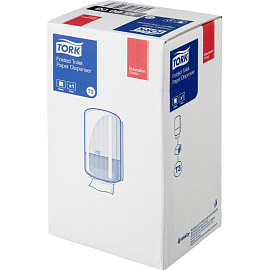 Диспенсер для туалетной бумаги в листах Торк (Tork) Elevation Т3 556008 пластиковый черный фото Диспенсер для туалетной бумаги в листах Торк (Tork) Elevation Т3 556008 пластиковый черный