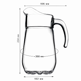 Кувшин Pasabahce Сильвана 1370 мл фото Кувшин Pasabahce Сильвана 1370 мл