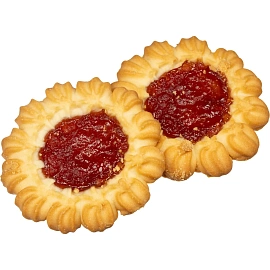 Печенье сдобное Кухмастер Тарталетки вишневые 240 г