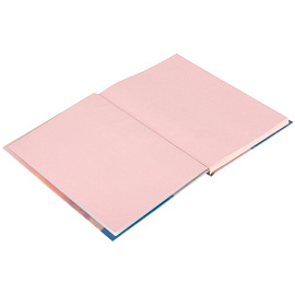 Скетчбук 80л., А5 BG "Розовое небо", 7БЦ, матовая ламинация, розовый блок, 80г/м2