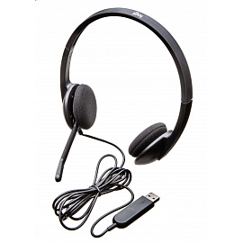 Гарнитура проводная Logitech Headset H340 (981-000475)
