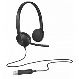 Гарнитура проводная Logitech Headset H340 (981-000475)