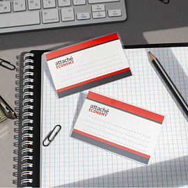 Бейдж Attache (Attache Economy) горизонтальный 90х55 мм белый булавка/зажим мягкий (50 штук в упаковке, размер вкладыша: 87x55)