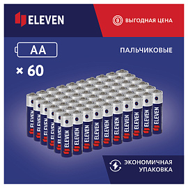 Батарейка Eleven AA (R6) солевая Цена за 1 батарейку фото Батарейка Eleven AA (R6) солевая Цена за 1 батарейку