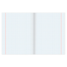 Тетрадь А5, 48 л., ОФИСМАГ, скоба, клетка, обложка картон, ДЕЛОВАЯ, 402789