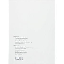 Книга учета 96 листов А4 в клетку на скрепке блок офсет (обложка - картон)