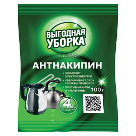 Средство для удаления накипи Выгодная уборка Антинакипин порошок 100 г