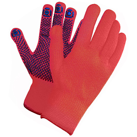 Перчатки рабочие утеплённые Рубифрост плюс акриловые с ПВХ покрытием (7 класс вязки, универсальный размер)