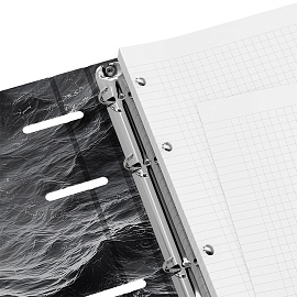 Тетрадь на кольцах А5, 120л., BG "Ocean", картон, матовая ламинация