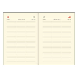 Ежедневник недатированный, А5, 136л., кожзам, Greenwich Line "New Story. Bazalt", тон. блок