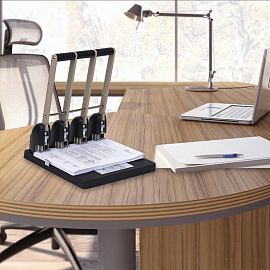 Дырокол мощный KW-Trio 954 до 150 листов черный