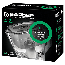 Фильтр-кувшин для очистки воды Барьер Гранд Нео 4.2 л (В011Р00)