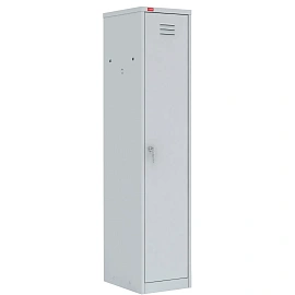 Шкаф для одежды металлический ШРМ21 (серый, 400х500х1860 мм)
