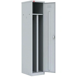 Шкаф для одежды металлический ШРМ21 (серый, 400х500х1860 мм)