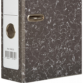 Папка-регистратор Attache A4 75 мм чёрная бумага с защитным уголком